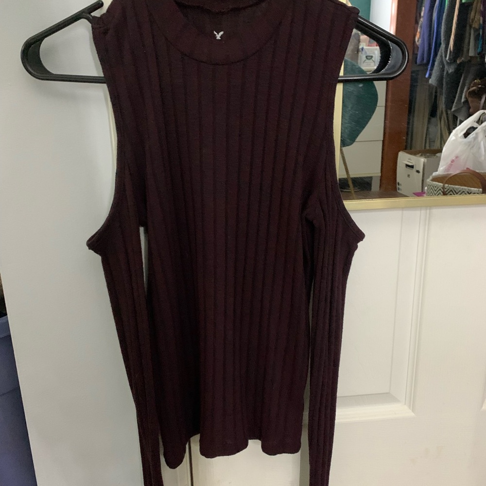 Burgundy sweater